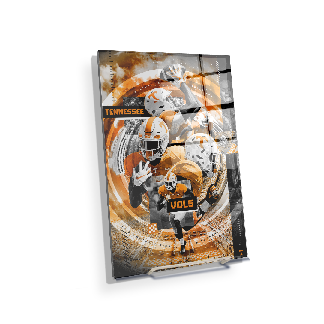  Tennessee Volunteers - Football Time - College Wall Art #Canvas