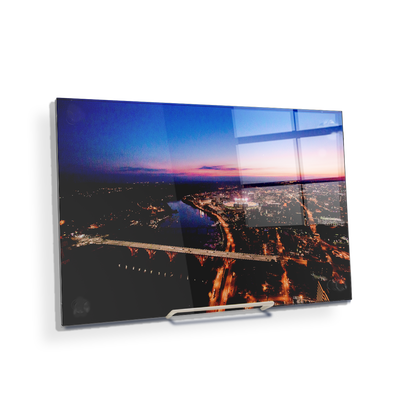Tennessee Volunteers - Aerial sunset over Neyland - College Wall Art #Acrylic Mini