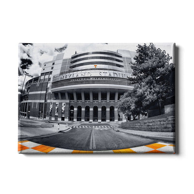 Tennessee Volunteers - Neyland B&W - College Wall Art #Canvas