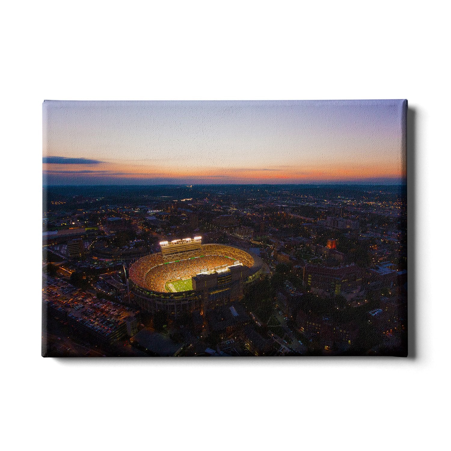 Tennessee Volunteers - Aerial Neyland Sunset - College Wall Art #Canvas