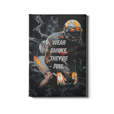 Tennessee Volunteers - Wear Smoke - College Wall Art #Canvas