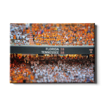 Tennessee Volunteers - Final Score UT vs. FL - College Wall Art #Canvas
