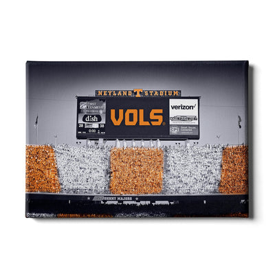 Tennessee Volunteers - Final Score UT vs. FL Checkerboard - College Wall Art #Canvas