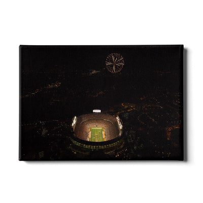 Tennessee Volunteers - Fireworks Aerial - College Wall Art #Canvas