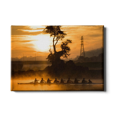 Tennessee Volunteers - Sunrise Row - College Wall Art #Canvas