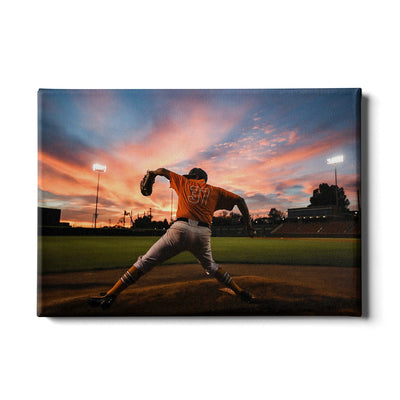Tennessee Volunteers - Sunset Pitch - College Wall Art #Canvas