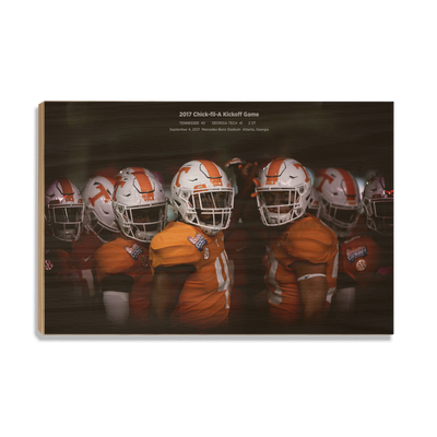 Tennessee Volunteers - Game Ready Chick-fil-A Kickoff - College Wall Art #Wood