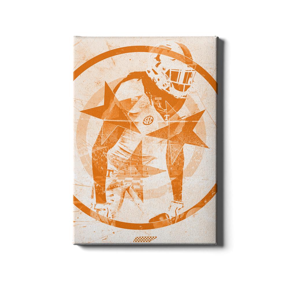 Tennessee Volunteers - Tri Star TN - College Wall Art #Canvas