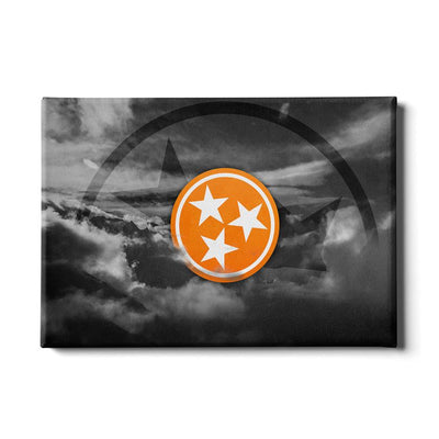 Tennessee Volunteers - Smokey Tri Star - College Wall Art #Canvas