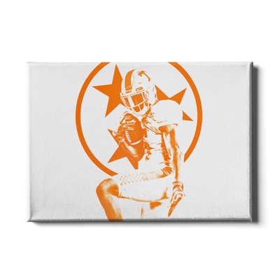 Tennessee Volunteers - Heisman Tri Star - College Wall Art #Canvas