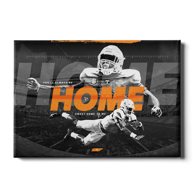 Tennessee Volunteers - Home - College Wall Art #Canvas
