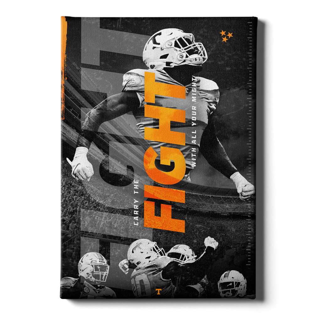Tennessee Volunteers - Fight - College Wall Art #Canvas