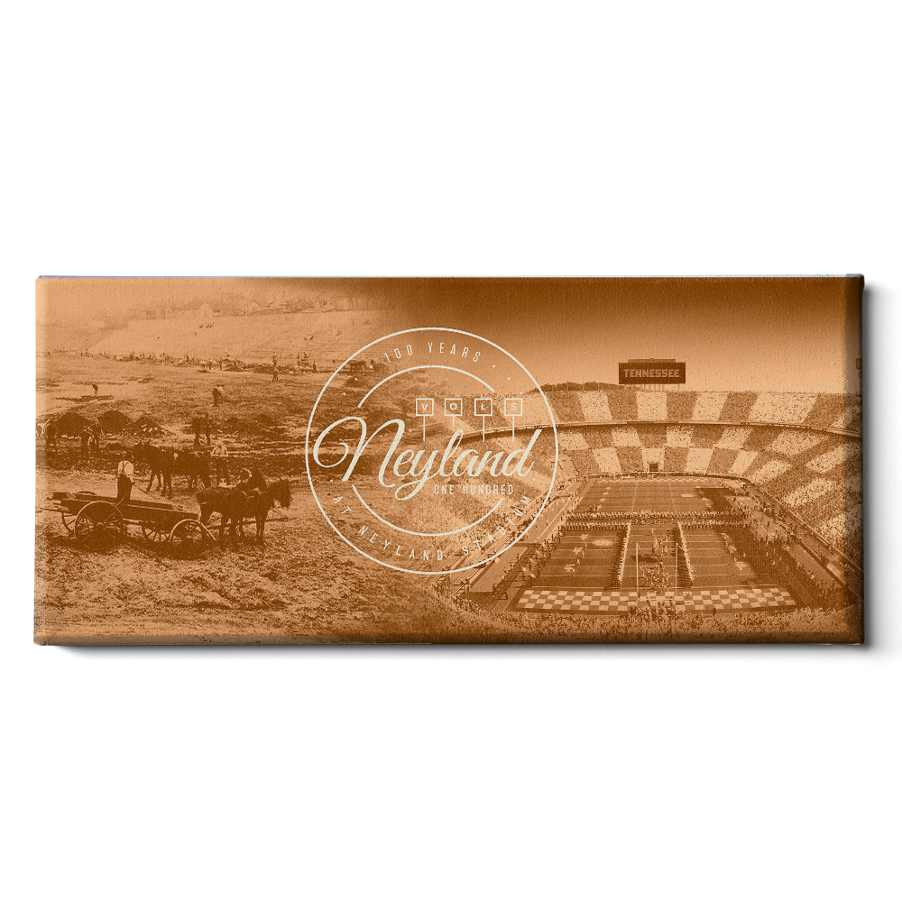 Tennessee Volunteers - Neyland 100 - College Wall Art #Canvas
