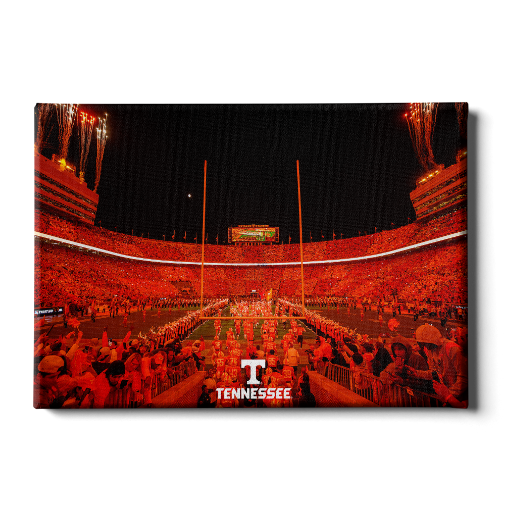 Tennessee Volunteers - Enter Tennessee - College Wall Art #Canvas