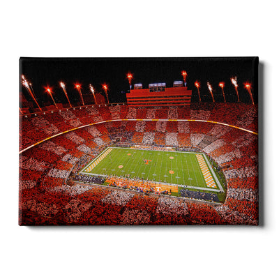 Tennessee Volunteers - Welcome To Checkerboard Neyland Stadium - College Wall Art #Canvas