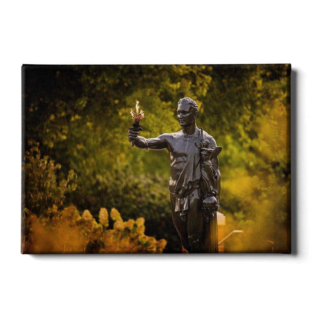Tennessee Volunteers - Fall Torchbearer - College Wall Art #Canvas