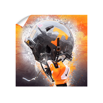 Tennessee Volunteers - Smokey Helmet Held High - College Wall Art #Wall Decal