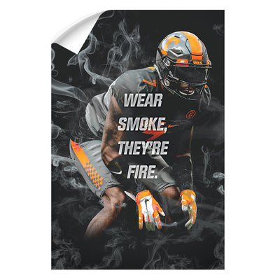 Tennessee Volunteers - Wear Smoke - College Wall Art #Wall Decal