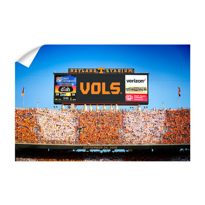 Tennessee Volunteers - Scoreboard UT vs. FL - College Wall Art #Wall Decal