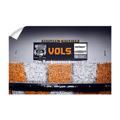 Tennessee Volunteers - Final Score UT vs. FL Checkerboard - College Wall Art #Wall Decal