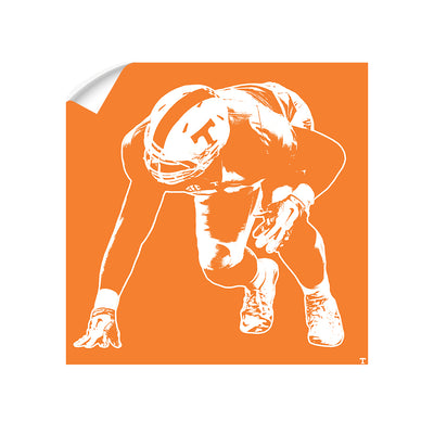 Tennessee Volunteers - Pass Rush - College Wall Art #Wall Decal
