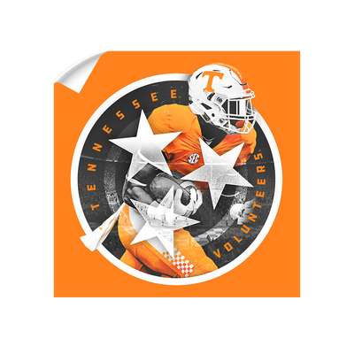 Tennessee Volunteers - Tri Star 2018 Orange - College Wall Art #Wall Decal
