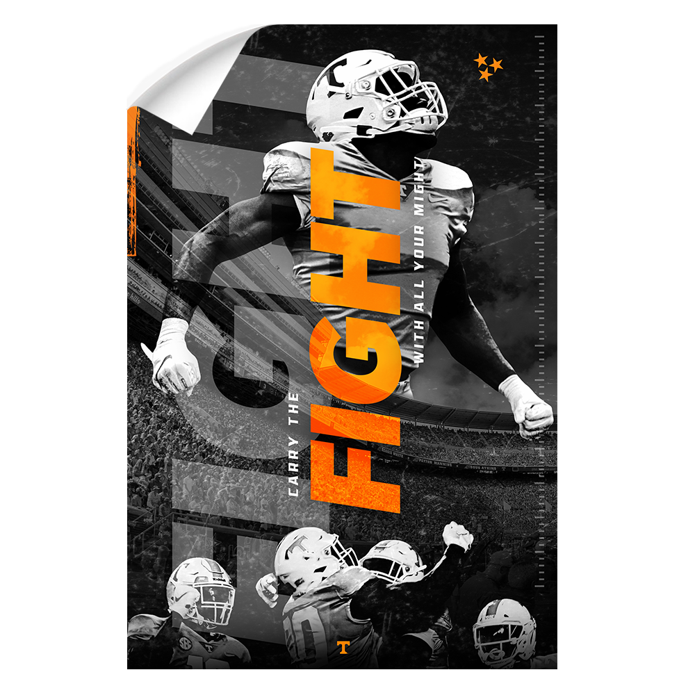Tennessee Volunteers - Fight - College Wall Art #Canvas