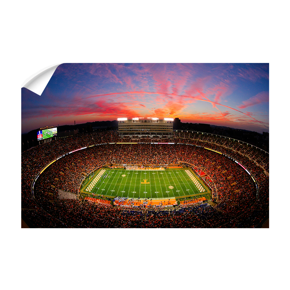 Tennessee Volunteers -Neyland Blaze - College Wall Art #Canvas