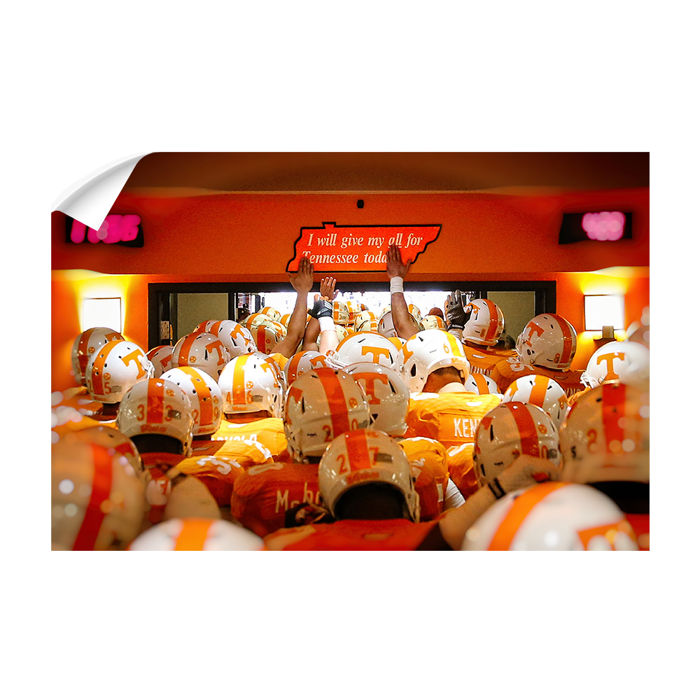 Tennessee Volunteers - I Will Give my All for Tennessee-Game Time - College Wall Art #Canvas