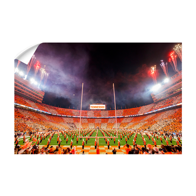 Tennessee Volunteers - Checkerboard Neyland and Pride of the Southland Band - College Wall Art #Wall Decal