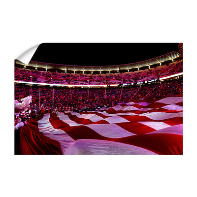 Tennessee Volunteers - Stars and Stripes - College Wall Art #Wall Decal