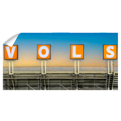 Tennessee Volunteers - V-0-L-S - College Wall Art #Wall Decal