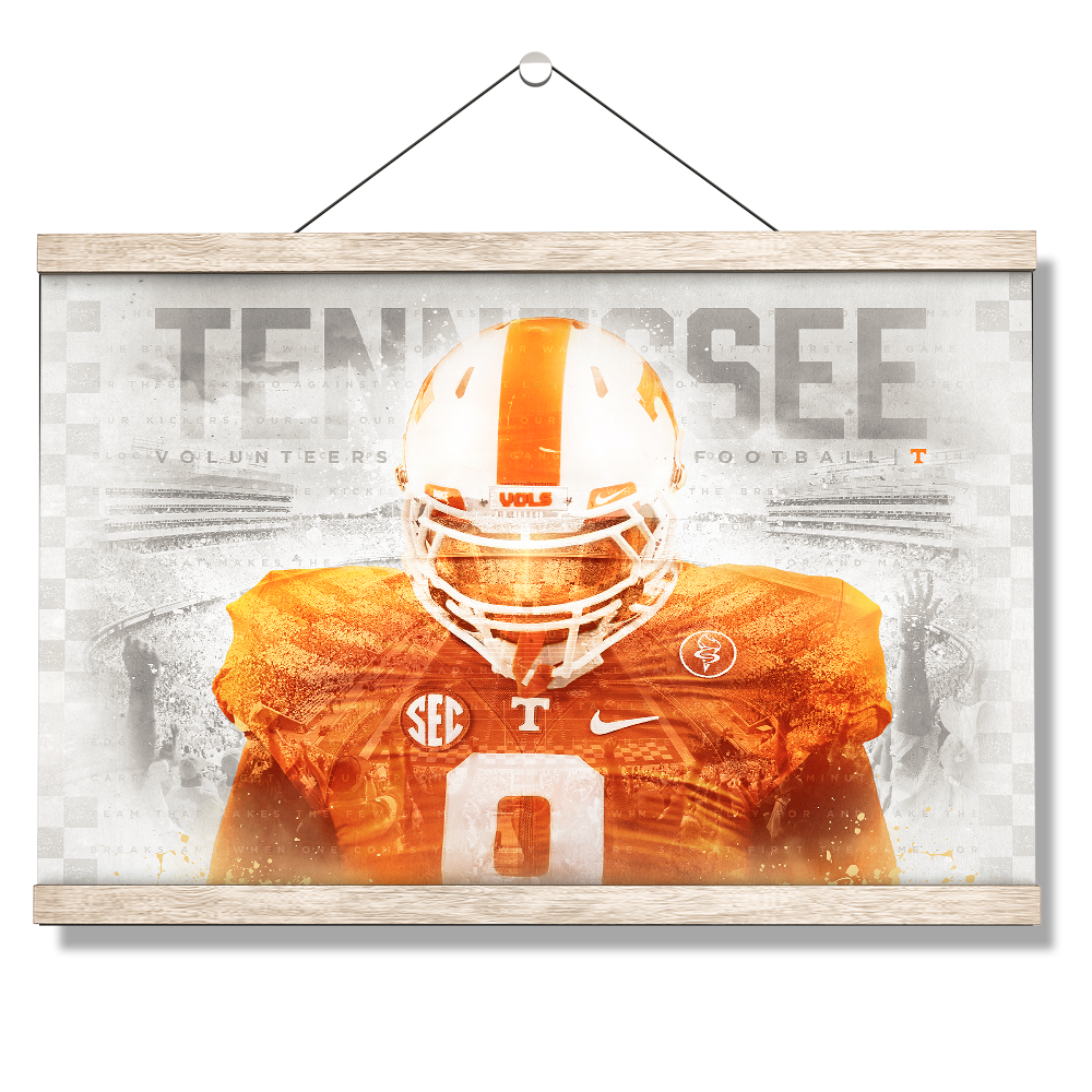 Tennessee Volunteers - Checker Vol - College Wall Art #Canvas