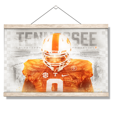Tennessee Volunteers - Checker Vol - College Wall Art #Hanging Canvas