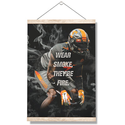 Tennessee Volunteers - Wear Smoke - College Wall Art #Hanging Canvas