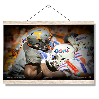 Tennessee Volunteers - Vol vs. Gator - College Wall Art #Hanging Canvas