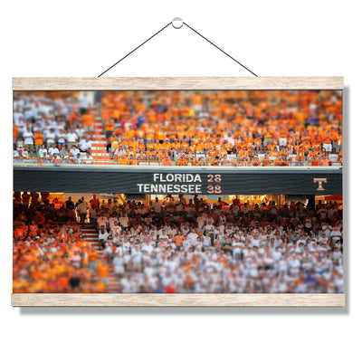 Tennessee Volunteers - Final Score UT vs. FL - College Wall Art #Hanging Canvas