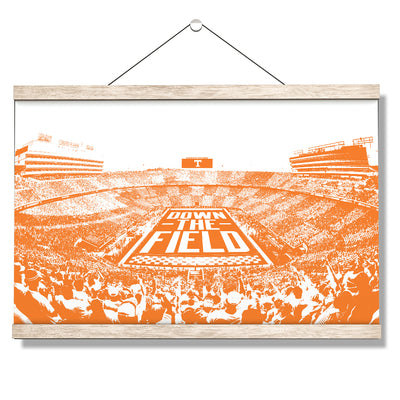 Tennessee Volunteers - Down The Field - College Wall Art #Hanging Canvas