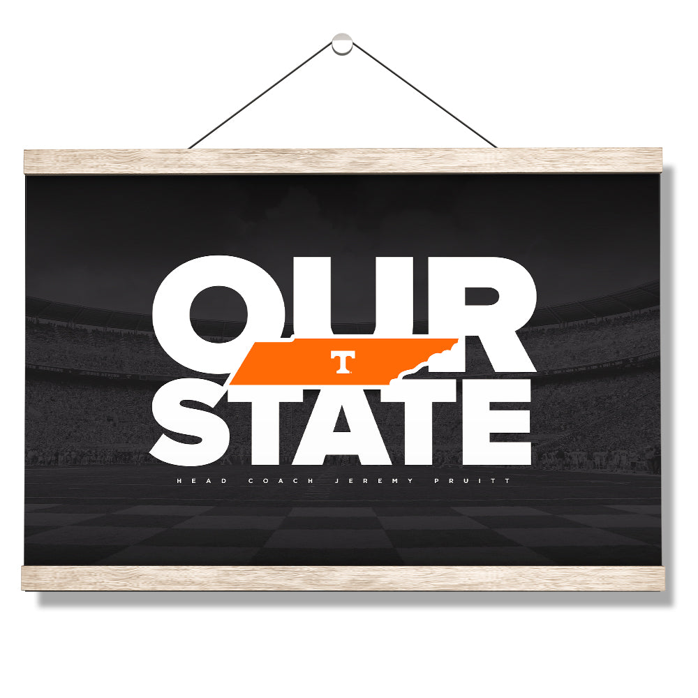 Tennessee Volunteers - Our State - College Wall Art #Canvas