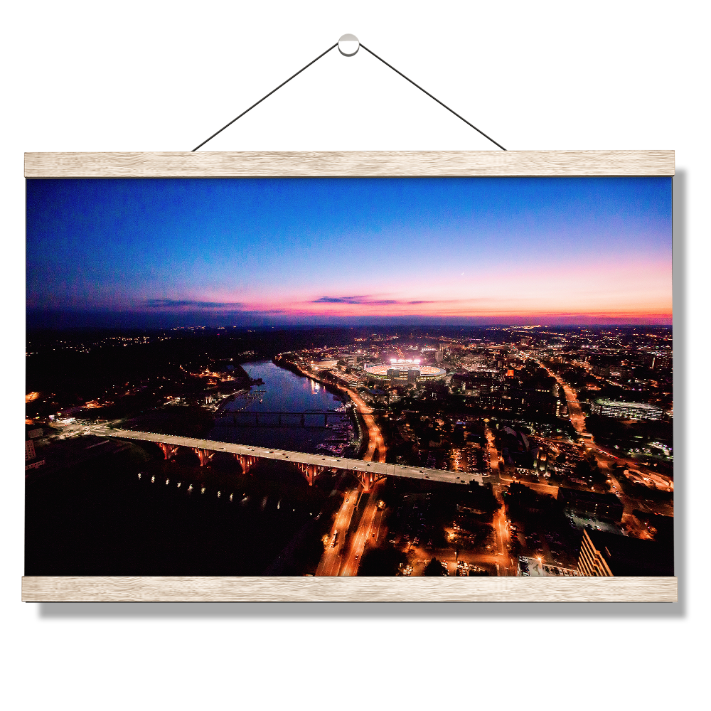 Tennessee Volunteers - Aerial sunset over Neyland - College Wall Art #Canvas