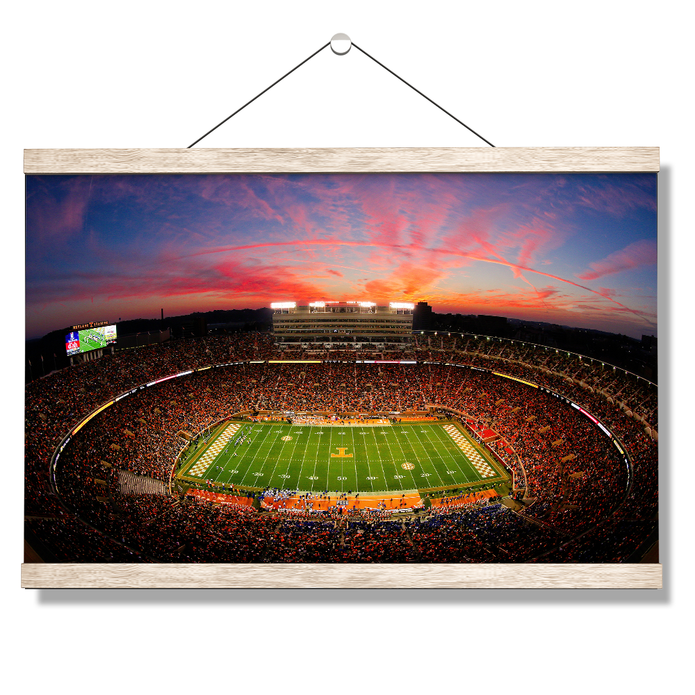 Tennessee Volunteers -Neyland Blaze - College Wall Art #Canvas