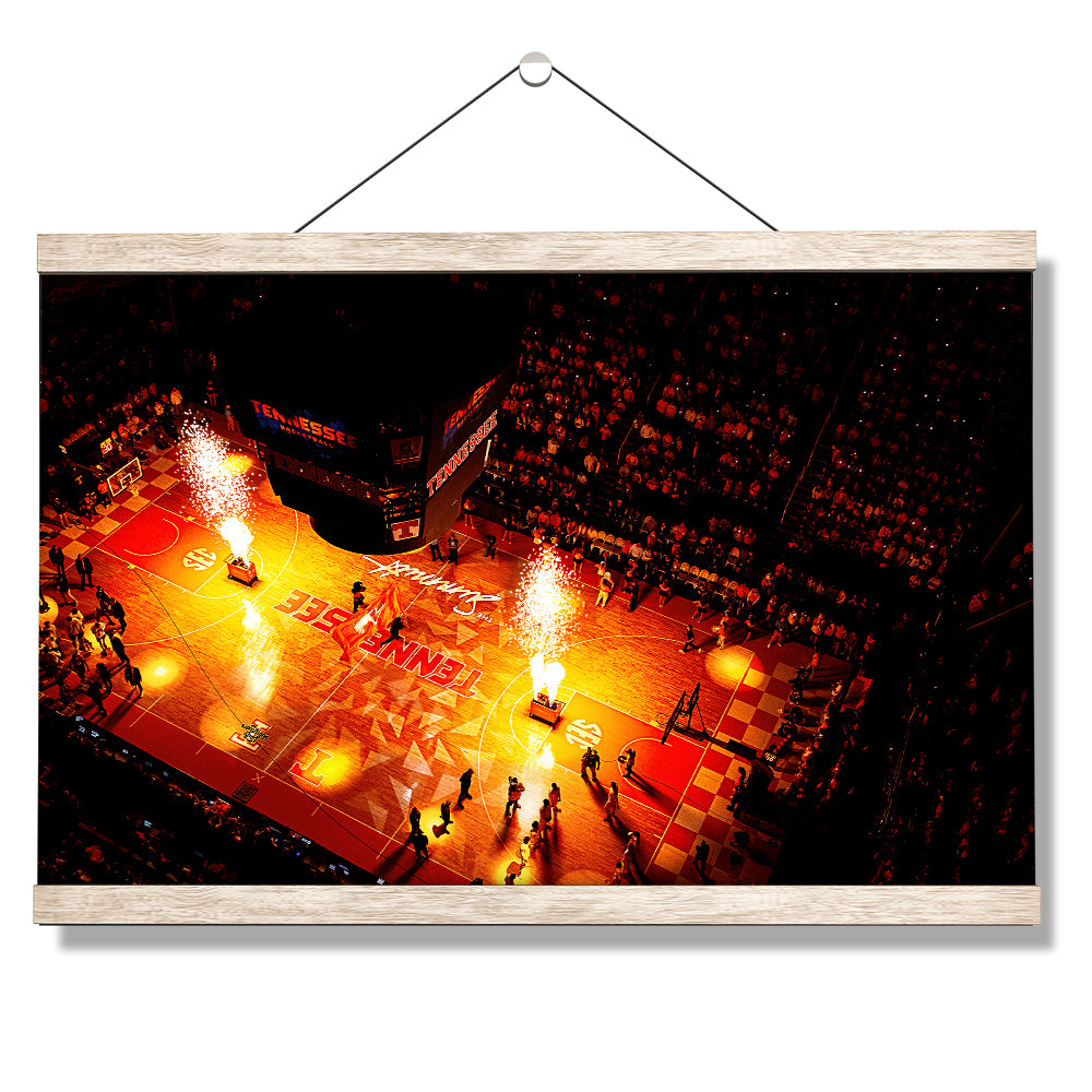 Tennessee Volunteers - Enter Tennessee Basketball - College Wall Art #Canvas