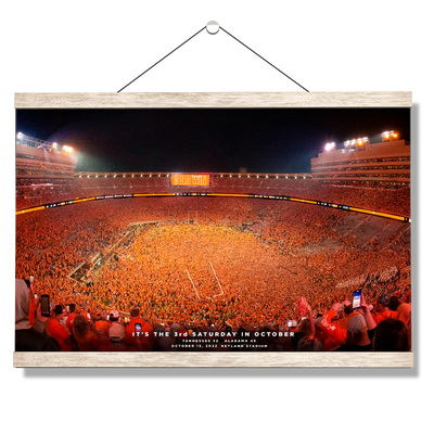 Tennessee Volunteers - Tennessee Storms the Field - College Wall Art #Hanging Canvas