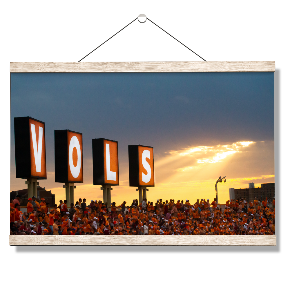 Tennessee Volunteers - Vols Sunset - College Wall Art #Canvas