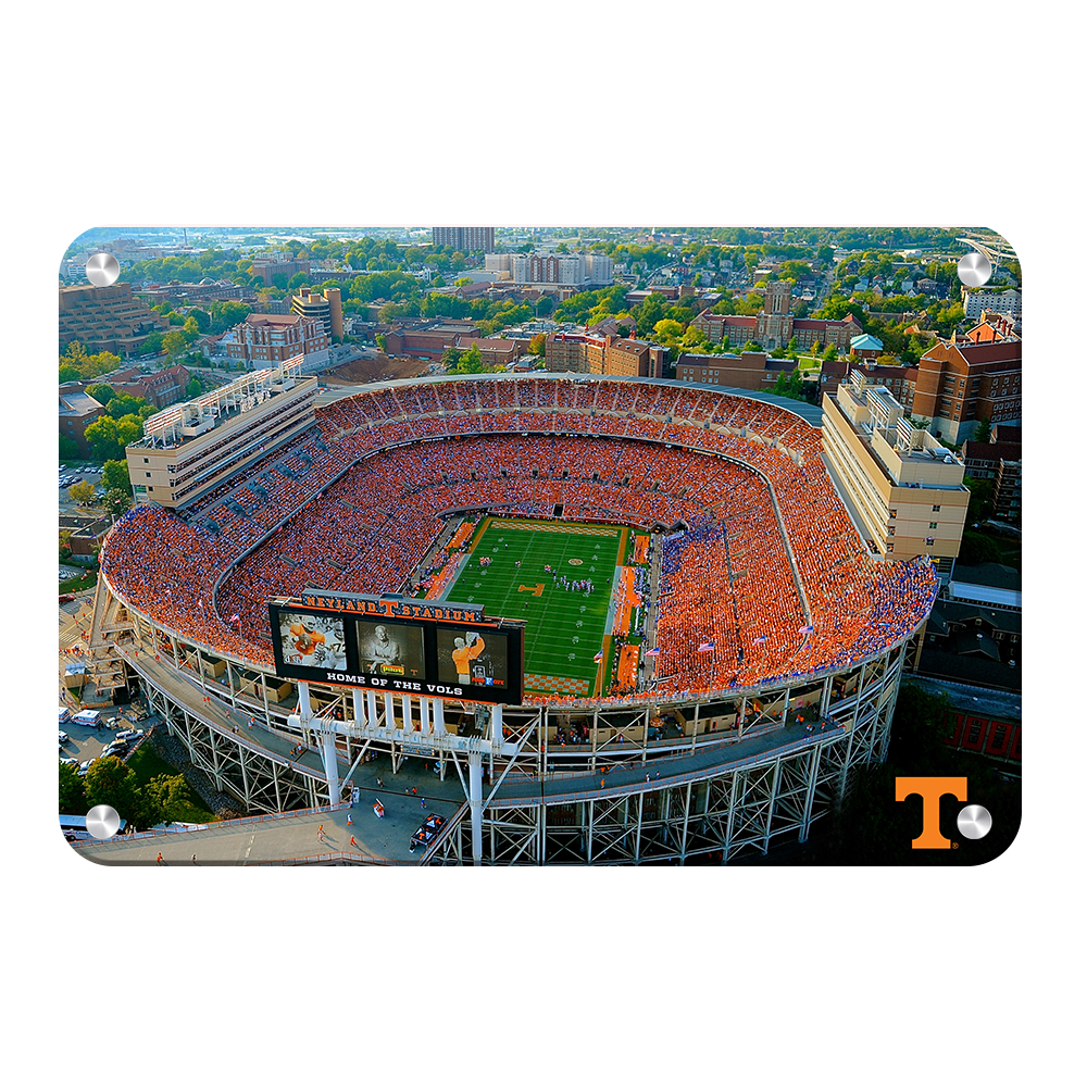 Tennessee Volunteers - Aerial Neyland Stadium - College Wall Art #Canvas