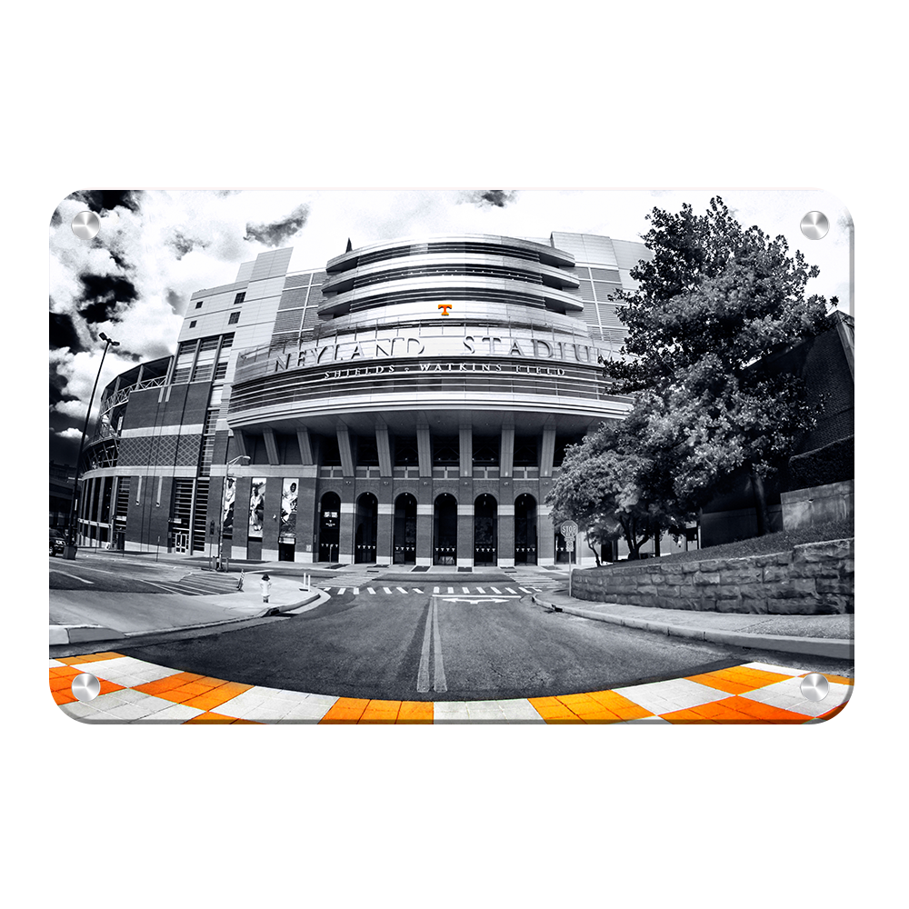 Tennessee Volunteers - Neyland B&W - College Wall Art #Canvas