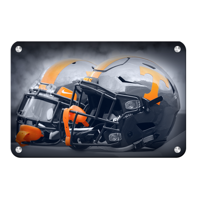 Tennessee Volunteers - Smokey Gray Helmets - College Wall Art #Metal