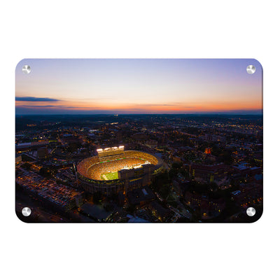Tennessee Volunteers - Aerial Neyland Sunset - College Wall Art #Metal