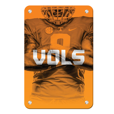 Tennessee Volunteers - Vols Orange - College Wall Art #Metal