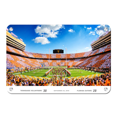 Tennessee Volunteers - Running-thru-the-T-UT-FL-Score#Metal